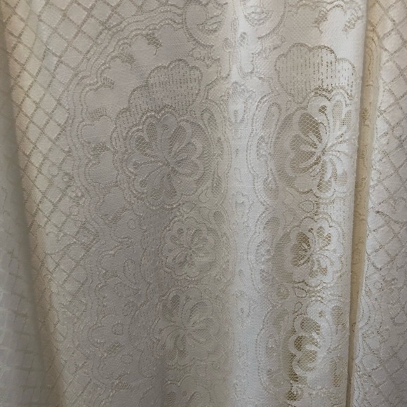 Max Studio White Floral Lace Sleeveless Dress sz L - Picture 3 of 6